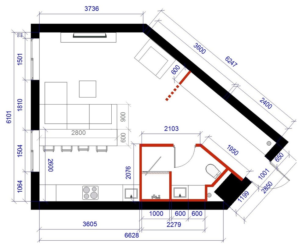 Гостевая квартирка в ЖК АРТ