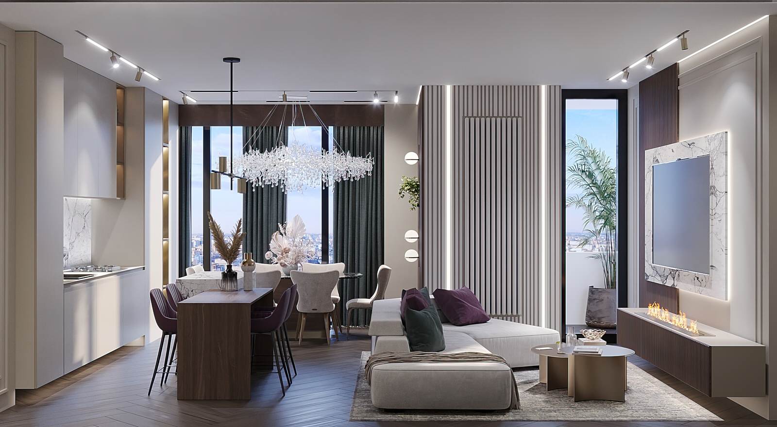 Обложка проекта: Дизайн проект ЖК RiverSky в г.Москва