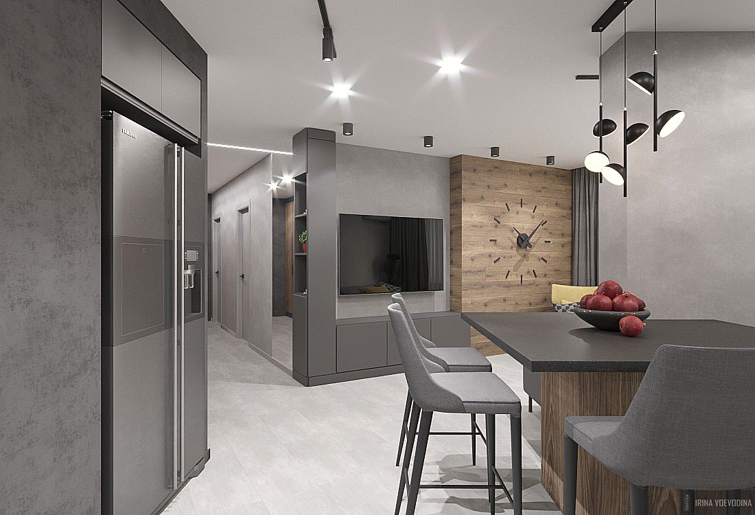 Проект 3-х комнатной квартиры для молодой семьи