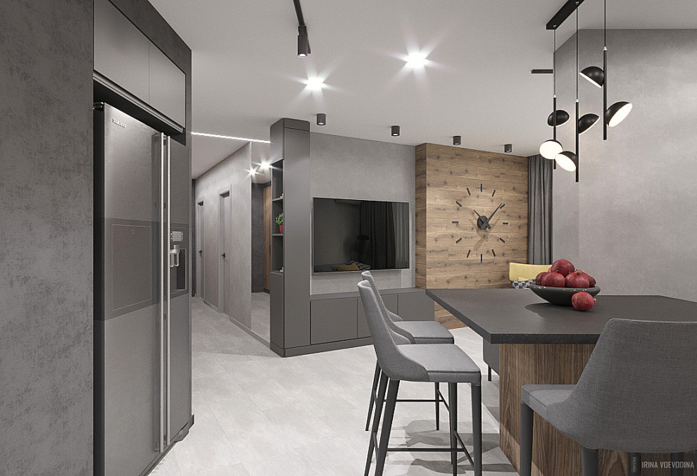 Проект 3-х комнатной квартиры для молодой семьи