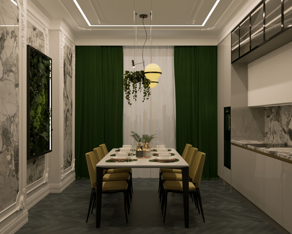 Кухня ЖК Суббота "Пальмовая ветвь"