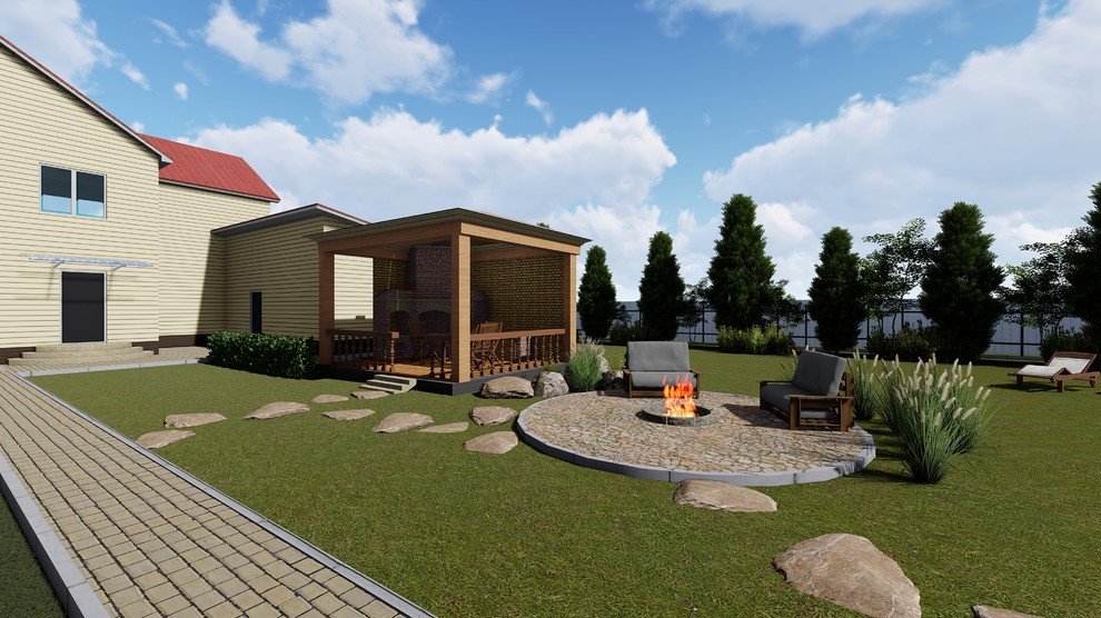 Ландшафтный дизайн-проект участка 15 соток