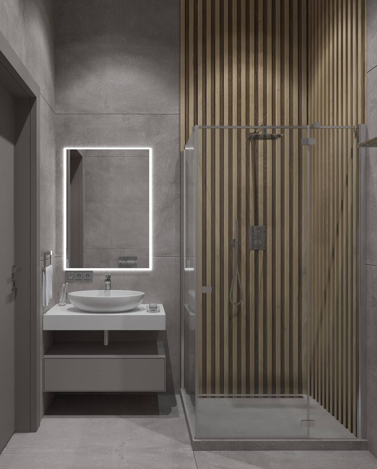 Интерьер двухэтажного загородного дома