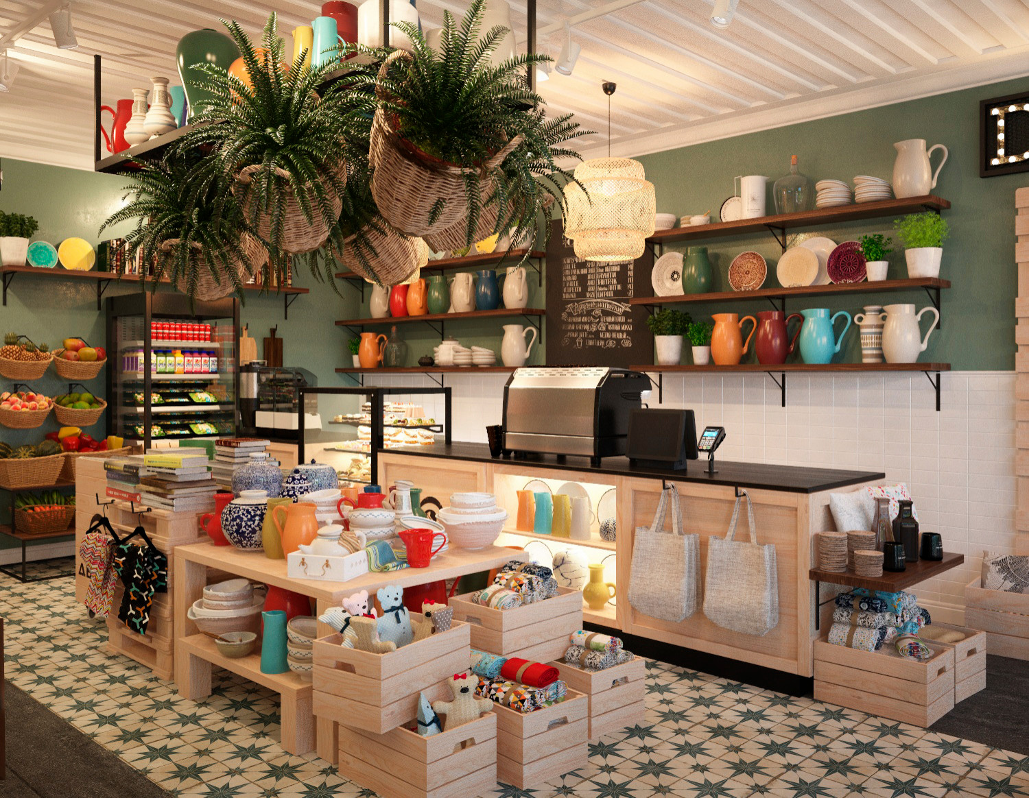 Обложка проекта: Концепция магазина "Дымов"