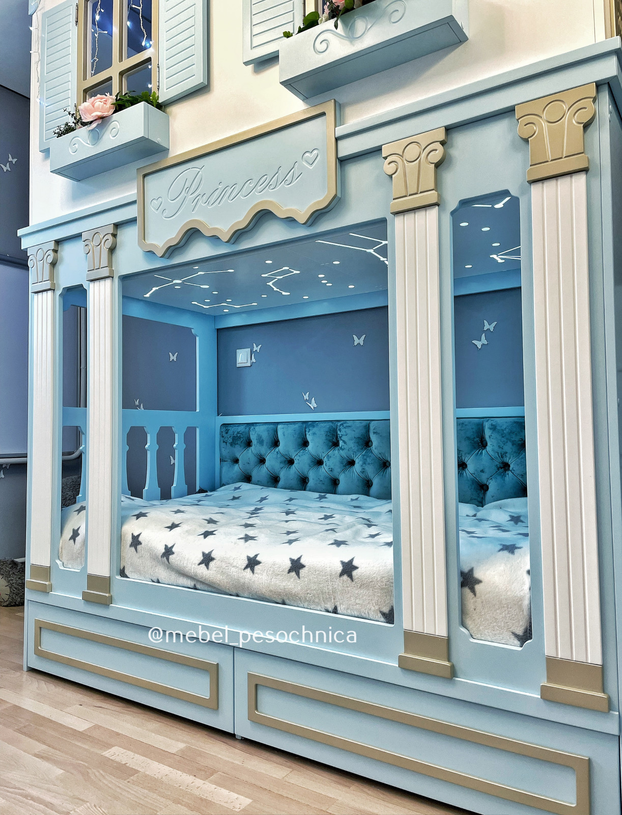 Обложка проекта: Стильная детская комната в французском стиле La duree