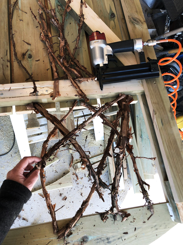 До и после: Летний душ и калитка в сад