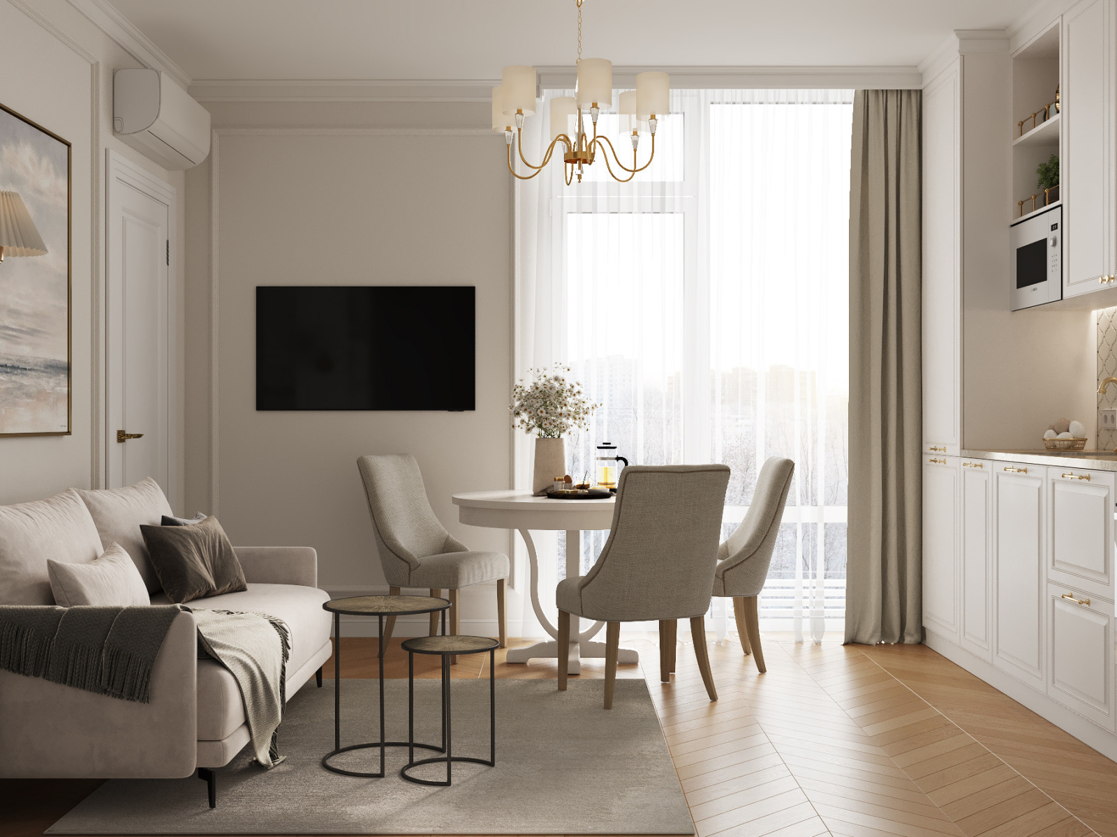 Квартира для девушки в ЖК "Соколова 68".