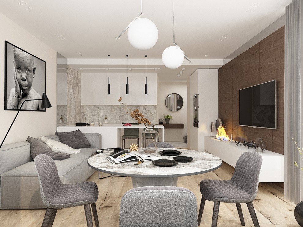 Обложка проекта: апартаменты 55 м.кв. в ЖК"Москва"