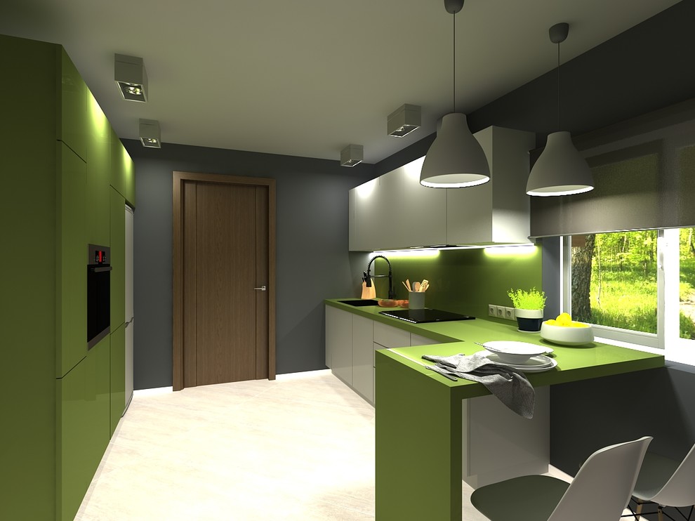 Обложка проекта: Дом с оливковой гостиной