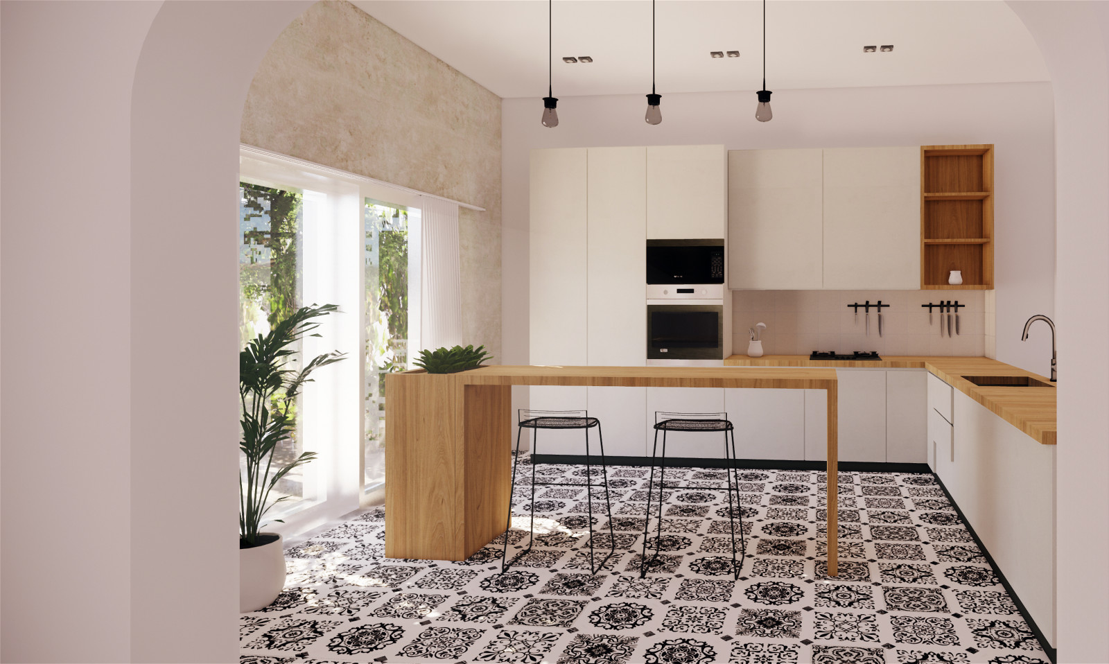 Обложка проекта: Interior spaces renderings