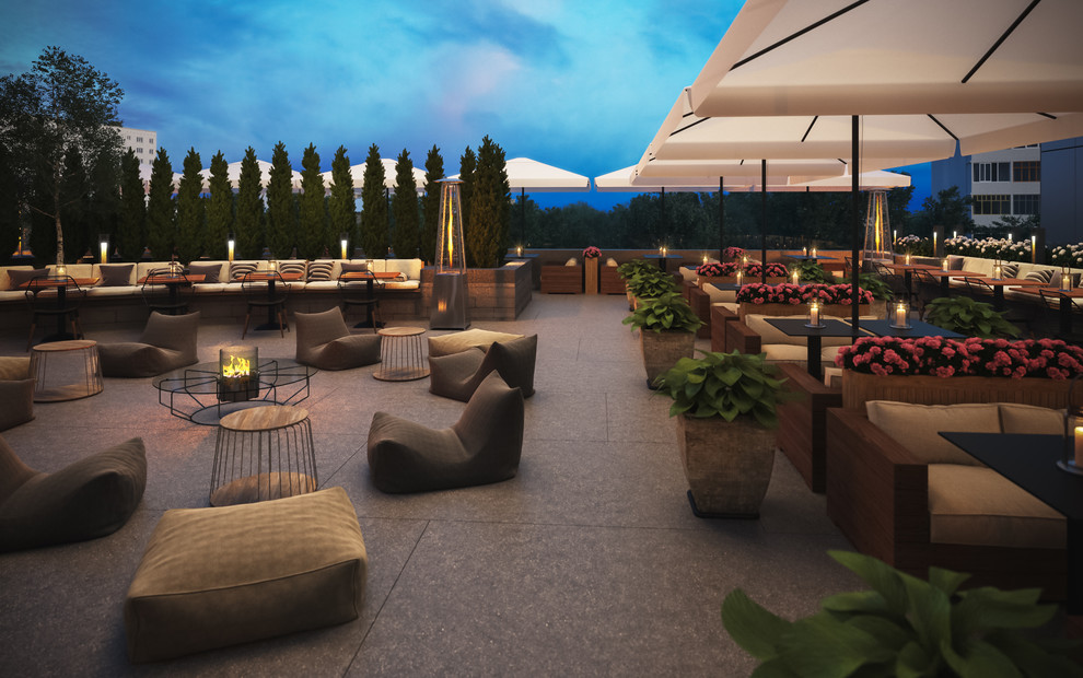 летняя терраса ресторана Локал