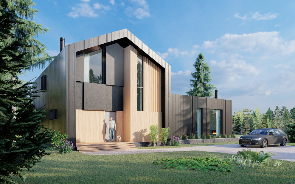 Обложка проекта: IZBUSHKA (северный фасад)