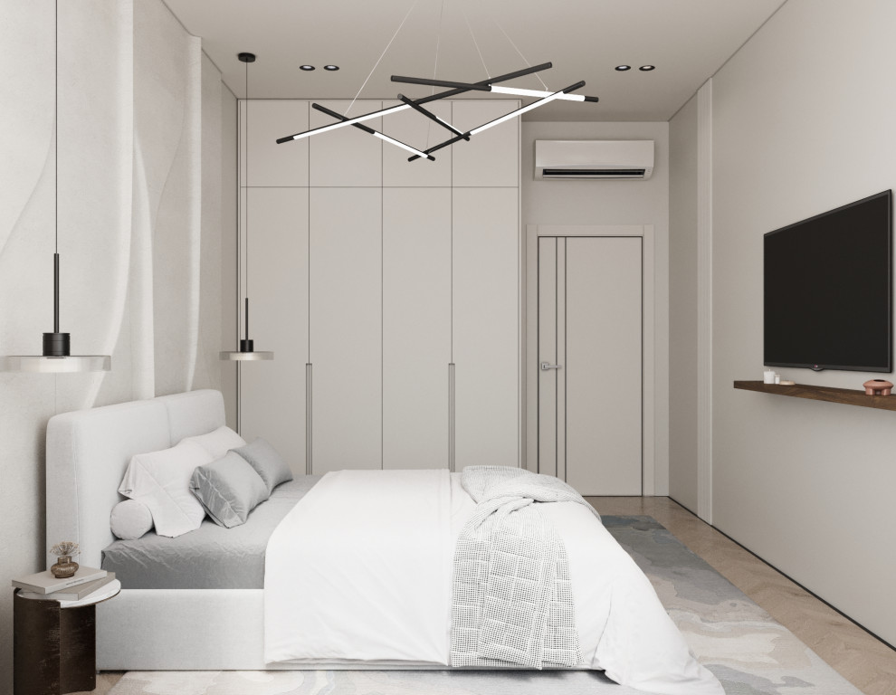 Современный минимализм спальня 2