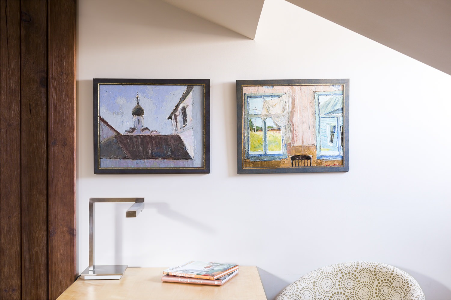 Мансарда с элементами стиля бохо-шик