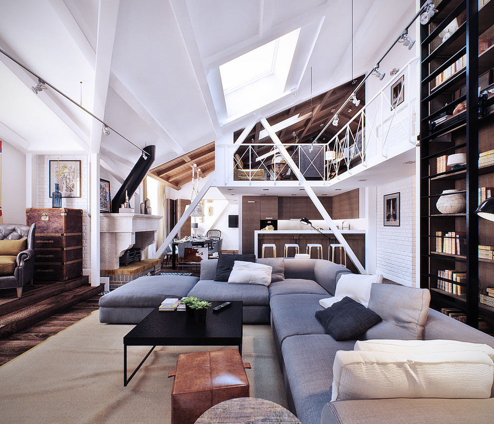 Квартира в скандинавском лофте