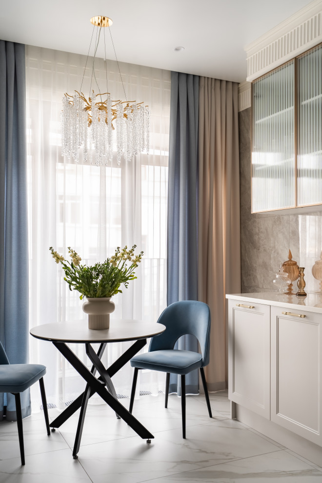 Полная меблировка квартиры в ЖК "Дом на Ярославской" дизайнер Елена Мархаюк