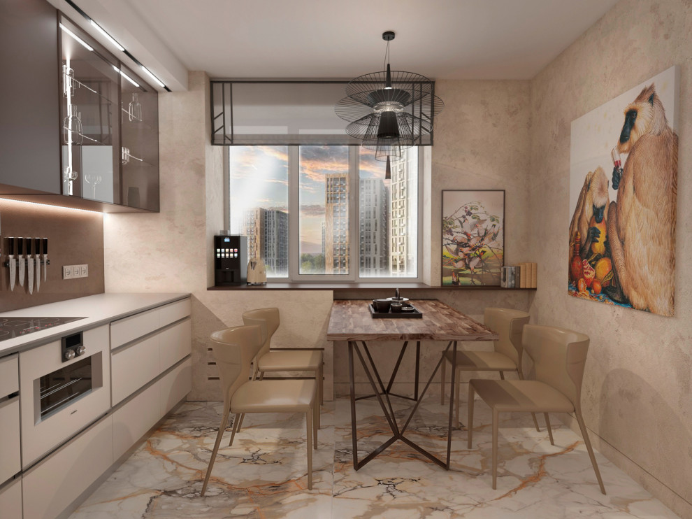 Небольшая современная кухня