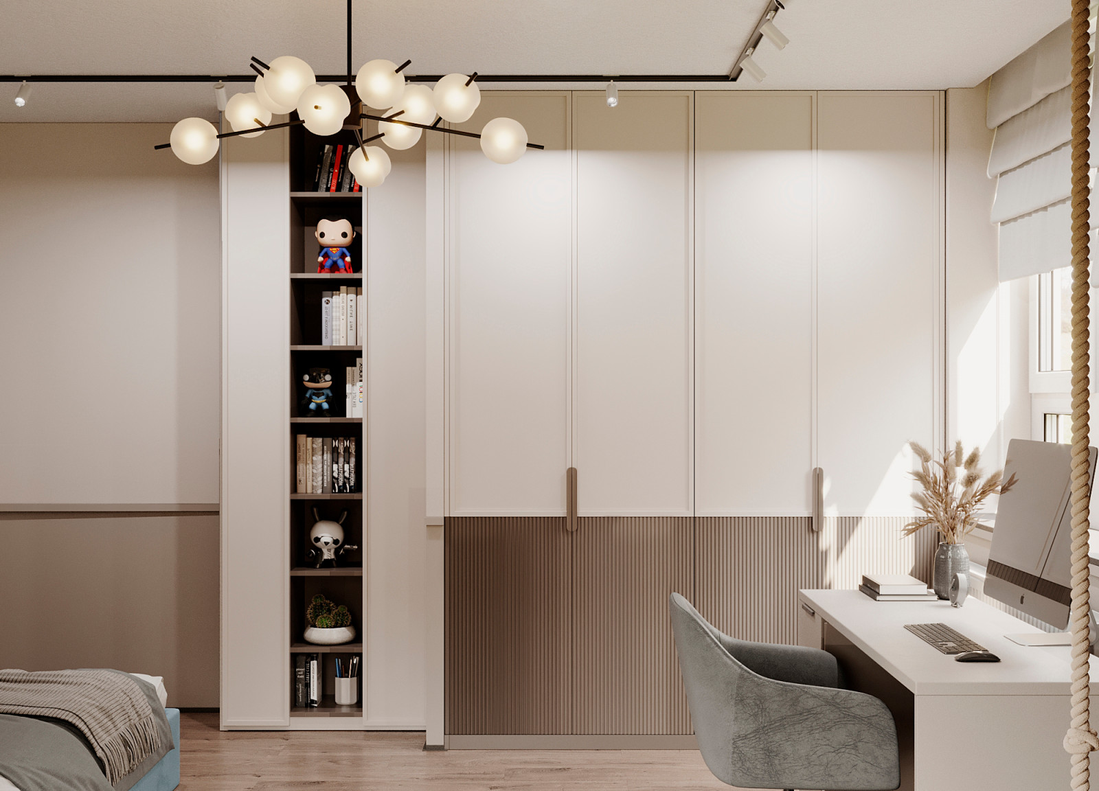 Детская сппальня в квартире в ЖК "Discovery Residence" Екатеринбург
