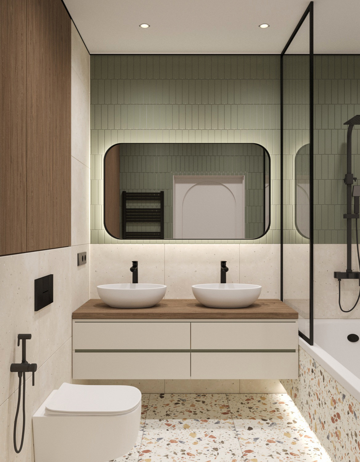 Дизайн-проект для семьи с двумя  маленькими детьми