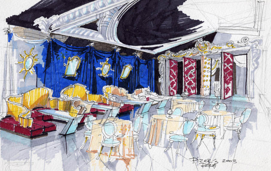 Эскизы - дизайн интерьера