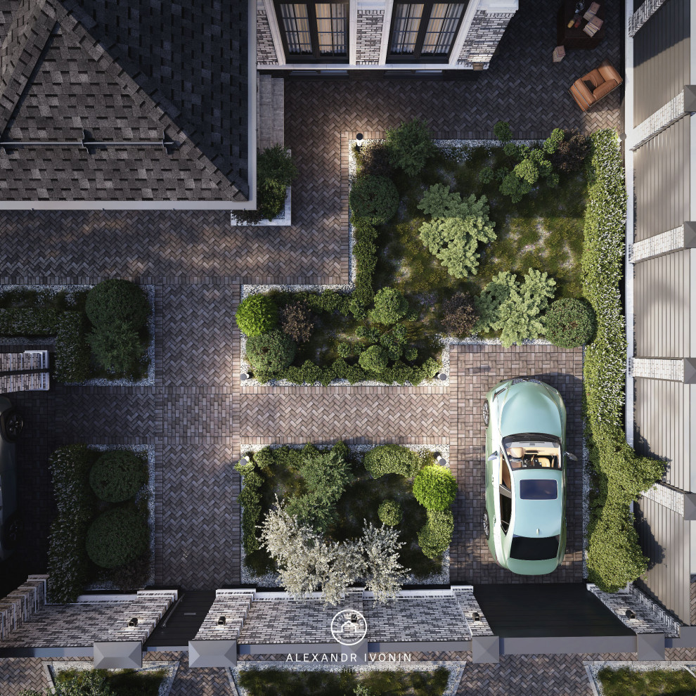 Дом в стиле неоклассика в Ростове