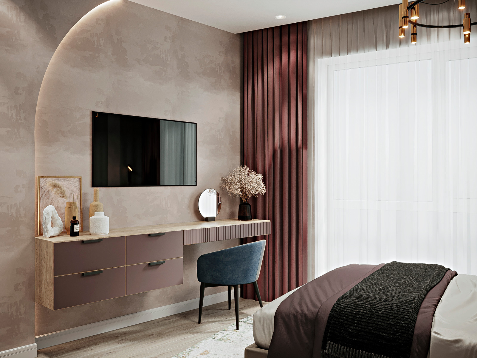 Дизайн интерьера квартиры ЖК «Wellton park»