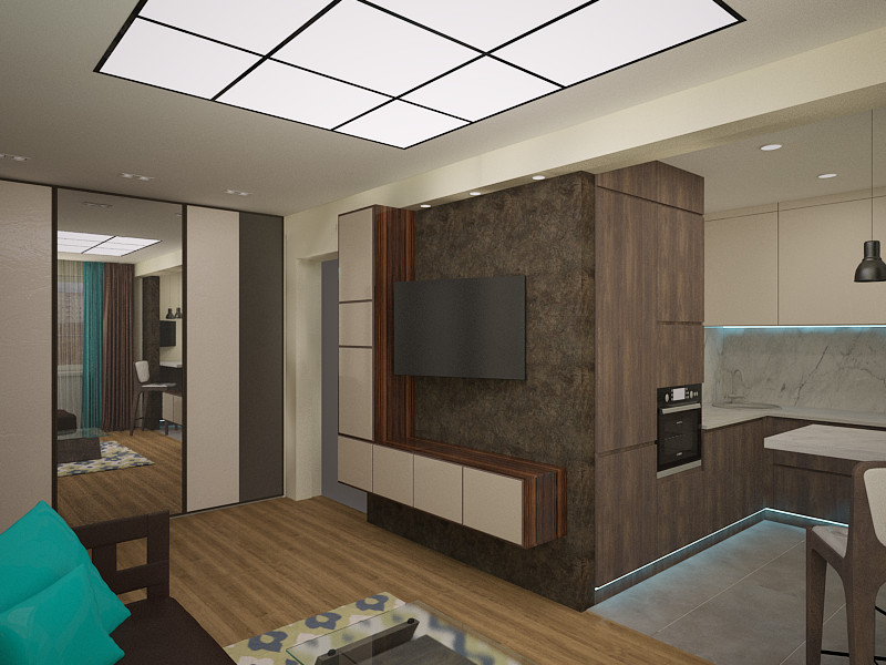 Кухня+гостиная на Береговой