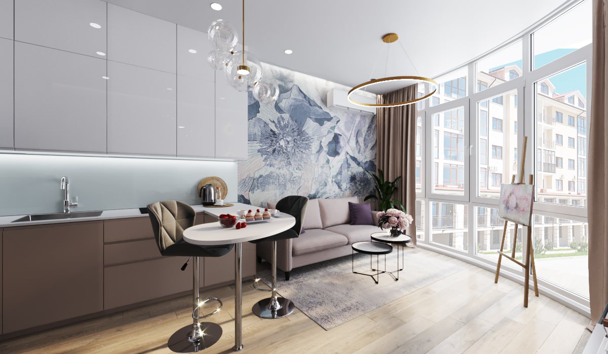 Интерьер квартиры в Геленджике