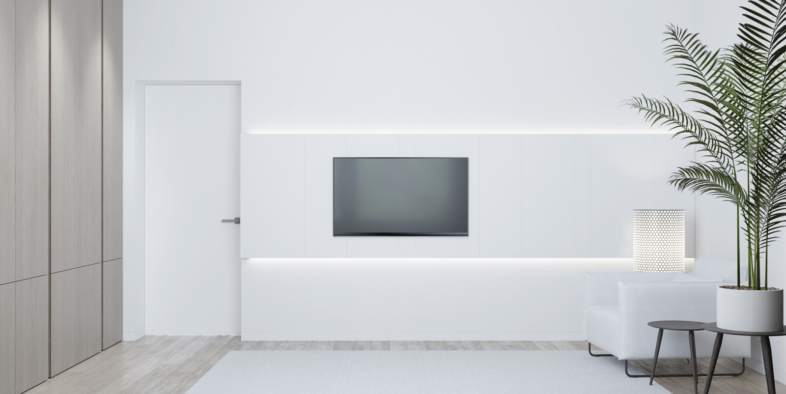 Y-house. Дизайн интерьера двухэтажного дома.