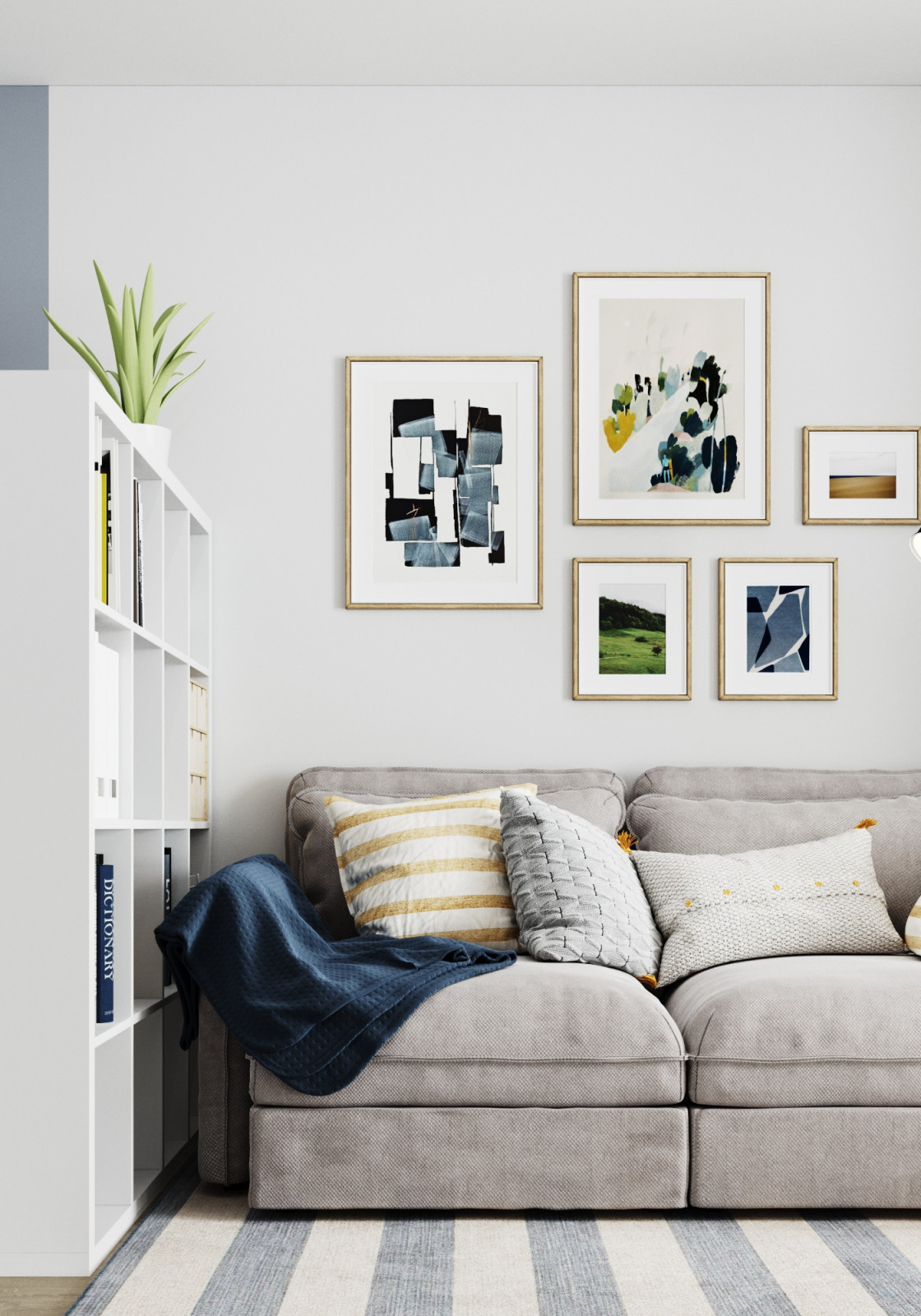 Дизайн-проект для молодой девушки 45,кв.м