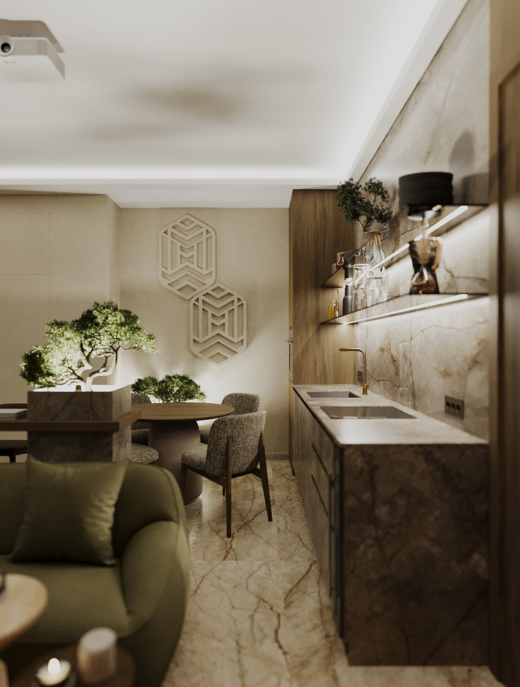 Интерьер 1-но этажной MINIVILLI.terra