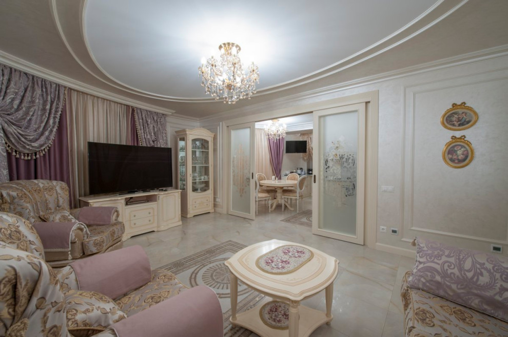 Двухуровневая квартира. Неоклассика (150 кв м).