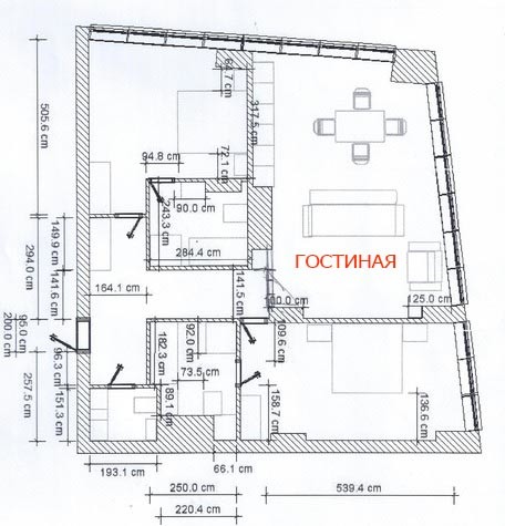 Современная квартира с панорамными окнами в новостройке (Москва)
