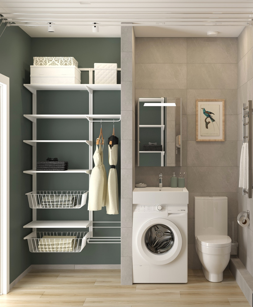 Экостиль с подвесным креслом