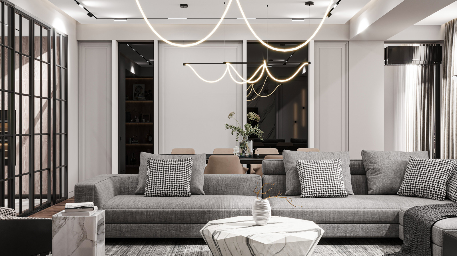 Большой диван в гостиную