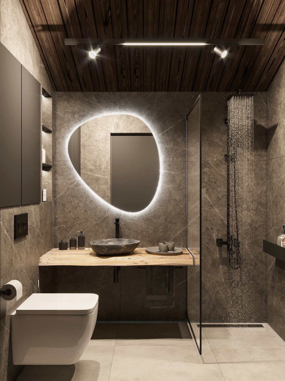 Обложка проекта: Домик 60кв в парк-отеле