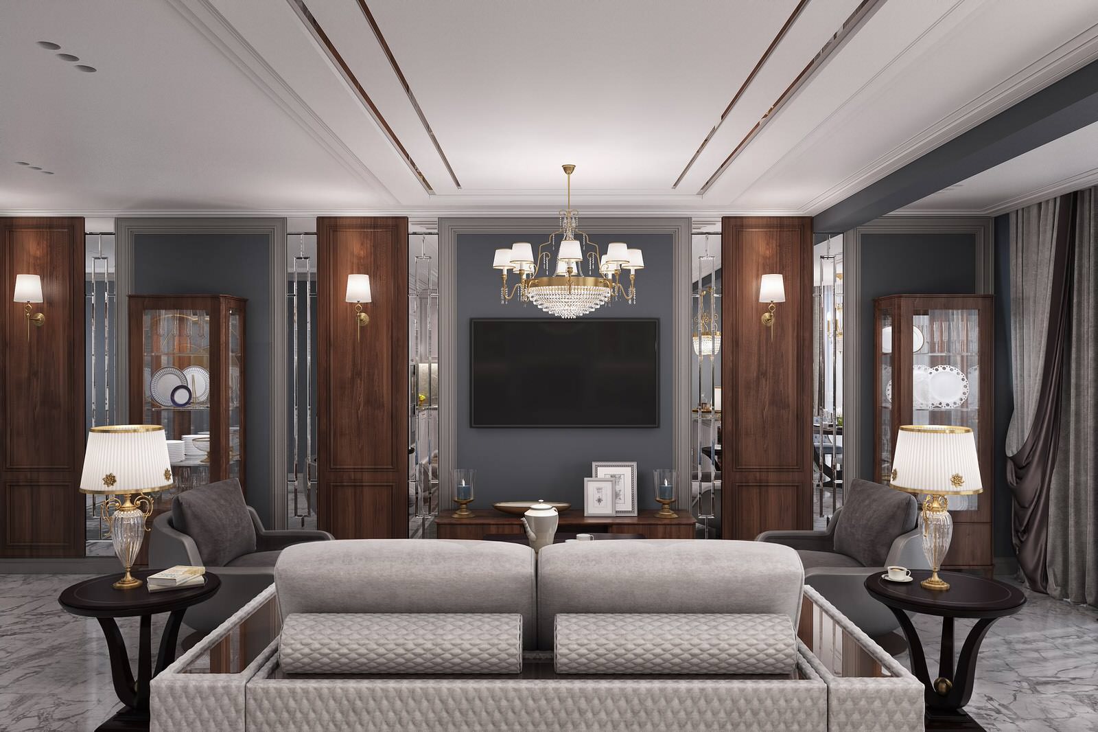 Квартира в ЖК «7 континент», гостиная