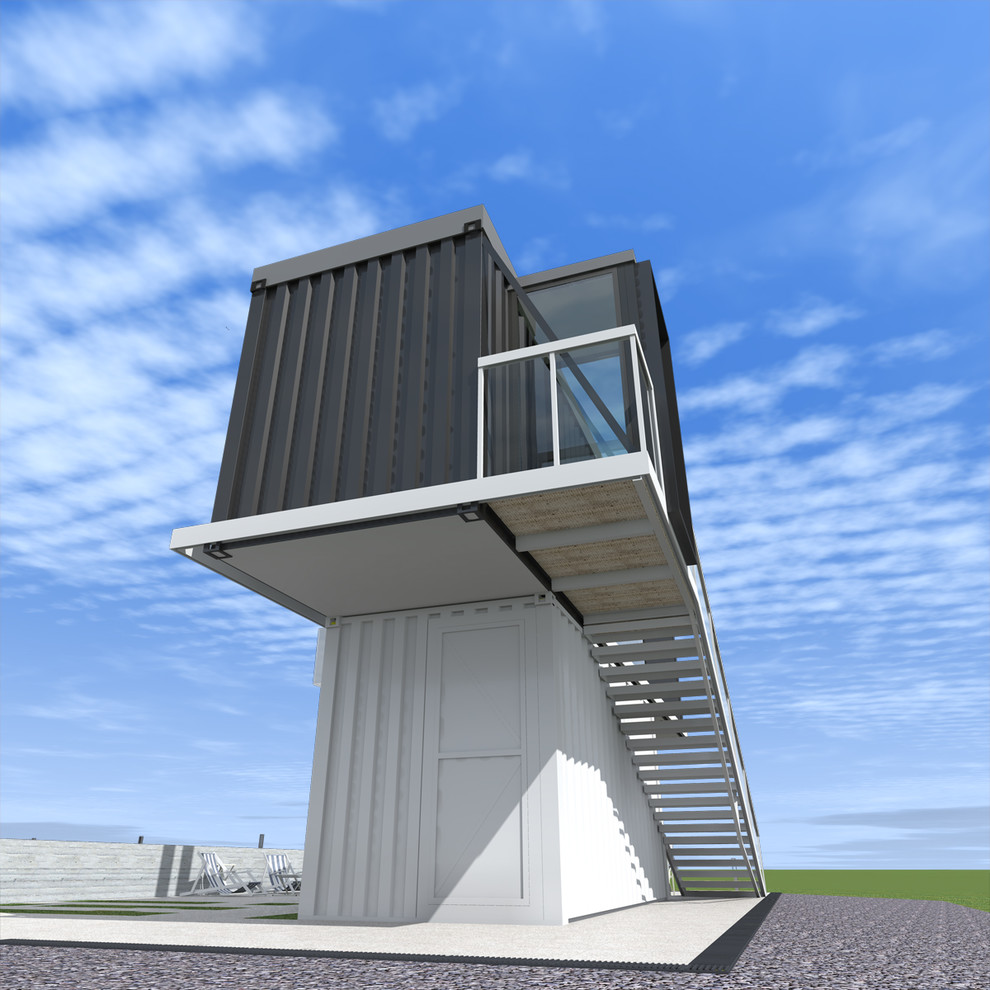 Малый гостевой дом из грузовых морских контейнеров