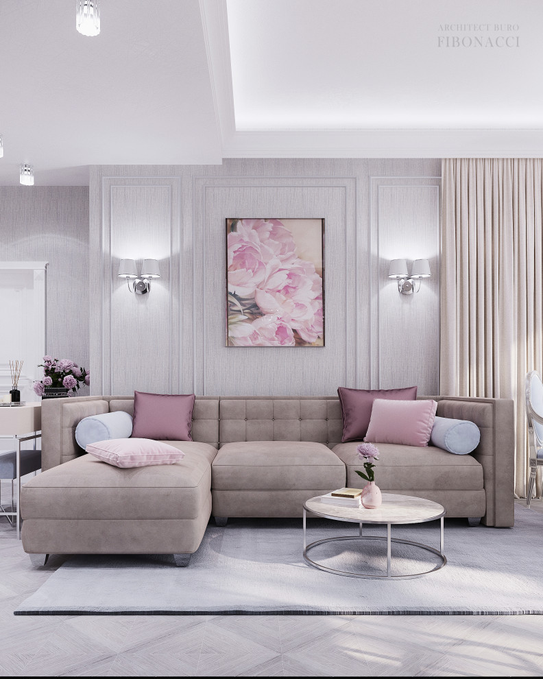 Обложка проекта: Проект кухни-гостиной 40 м. кв.