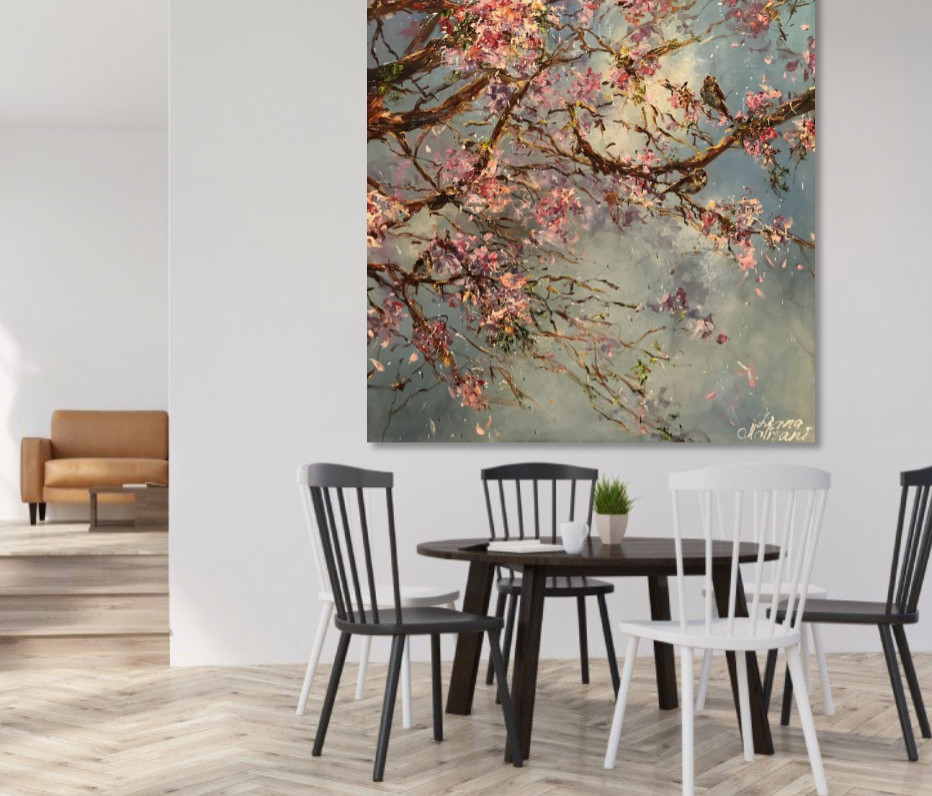 Гостиная - Дизайн интерьера - Картины художницы Дианы Маливани (5)