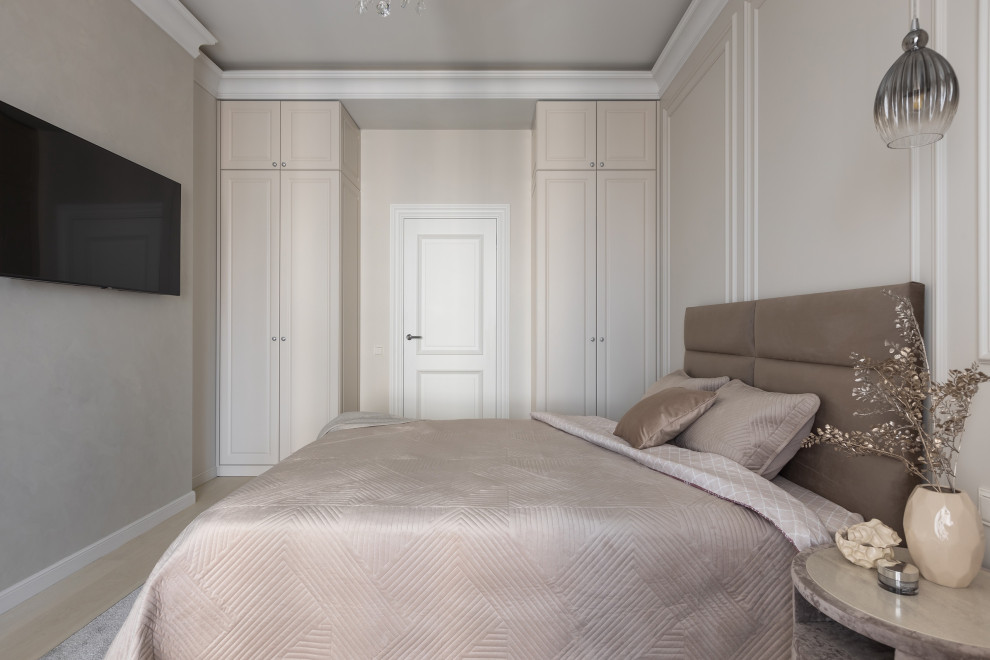 Четырехкомнатная квартира в стиле неоклассика 164 м2