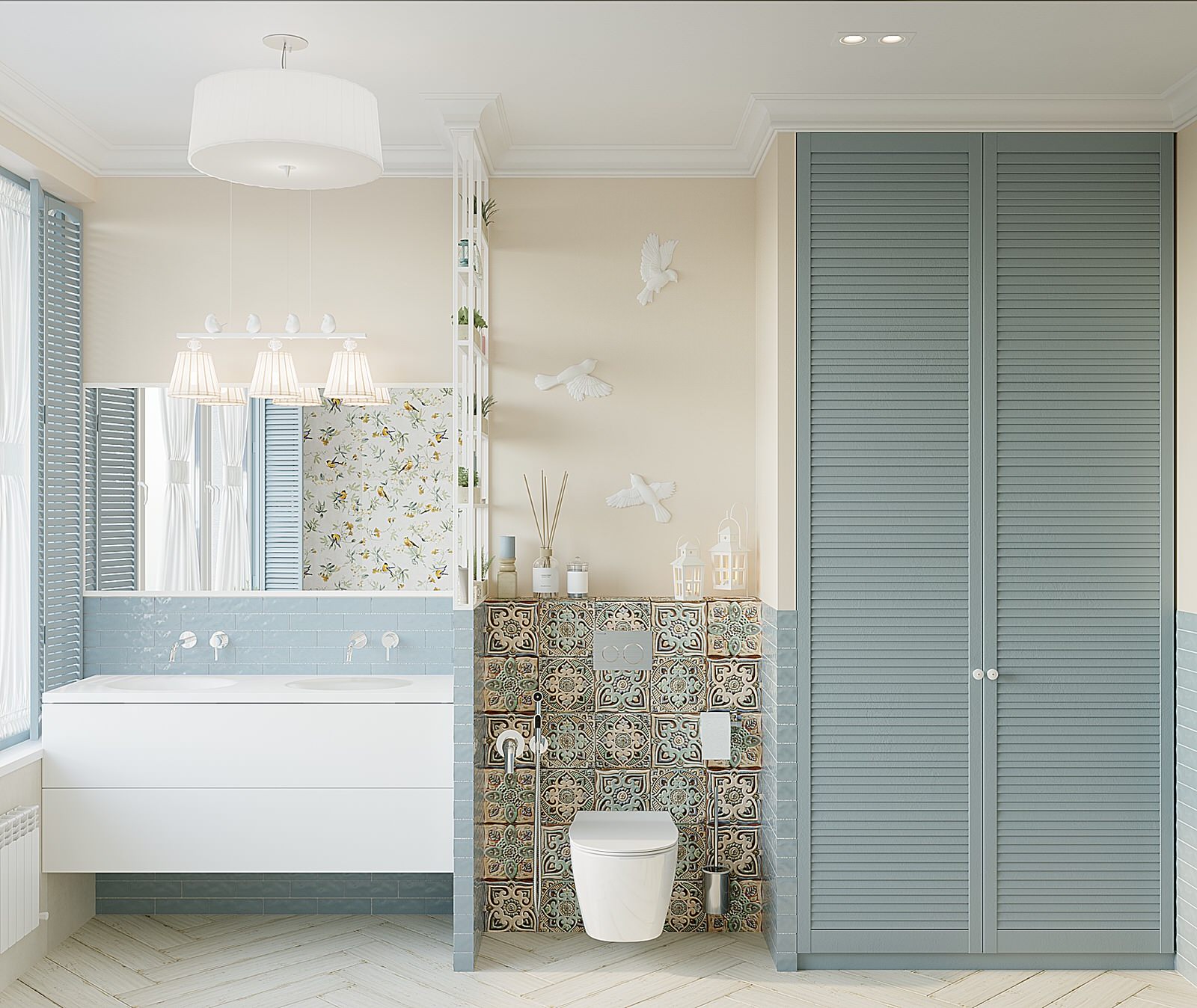 Ванная комната для женской половины семьи