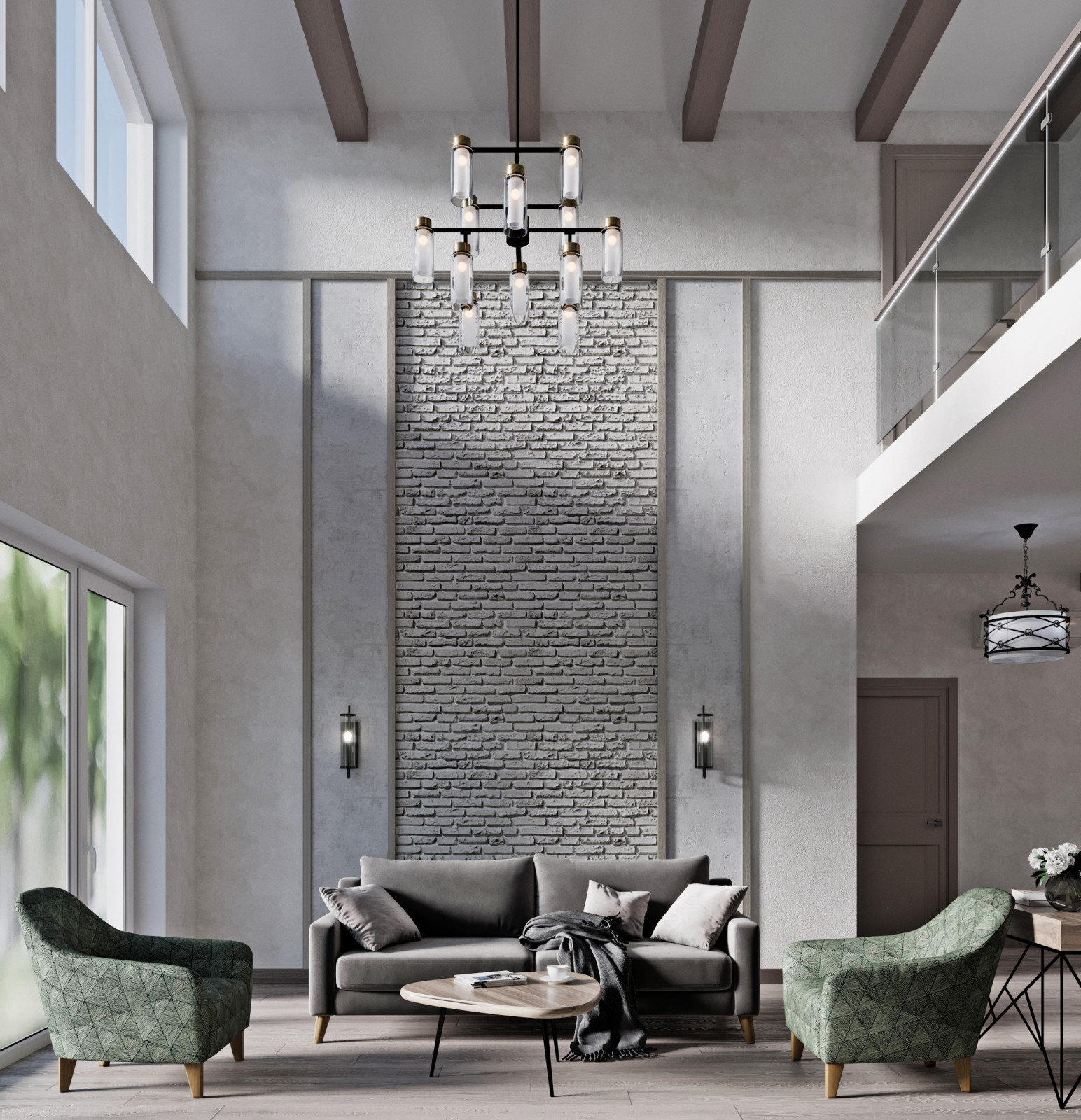 кухня гостиная 46 кв м