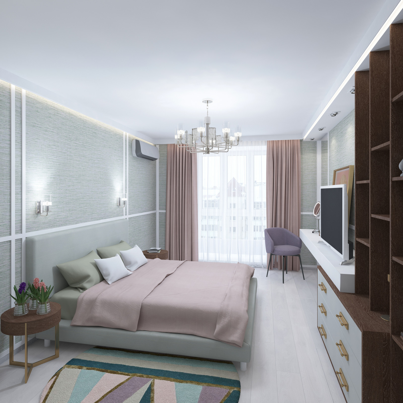 Четырех комнатная квартира 117 м.кв.