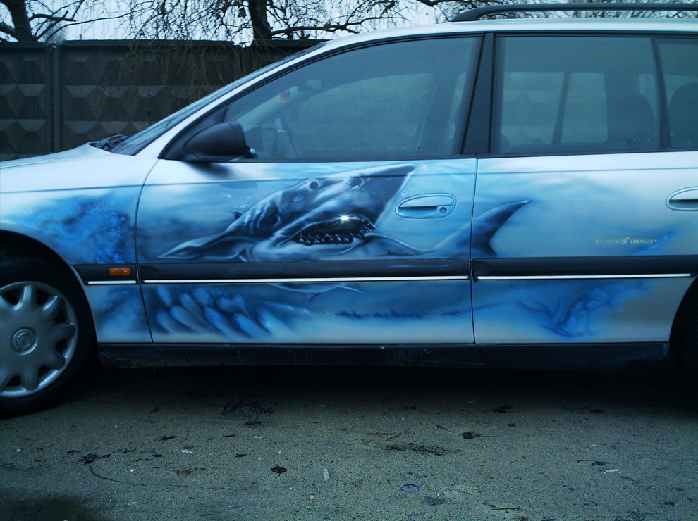 Аэрография на авто.
