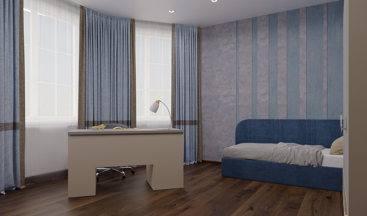 Обложка проекта: Детская комната по фен-шую, частный дом 200 кв.м