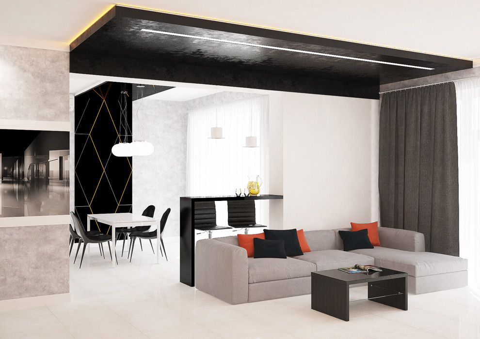 Минимализм в стиле «Белого квадрата» Малевича