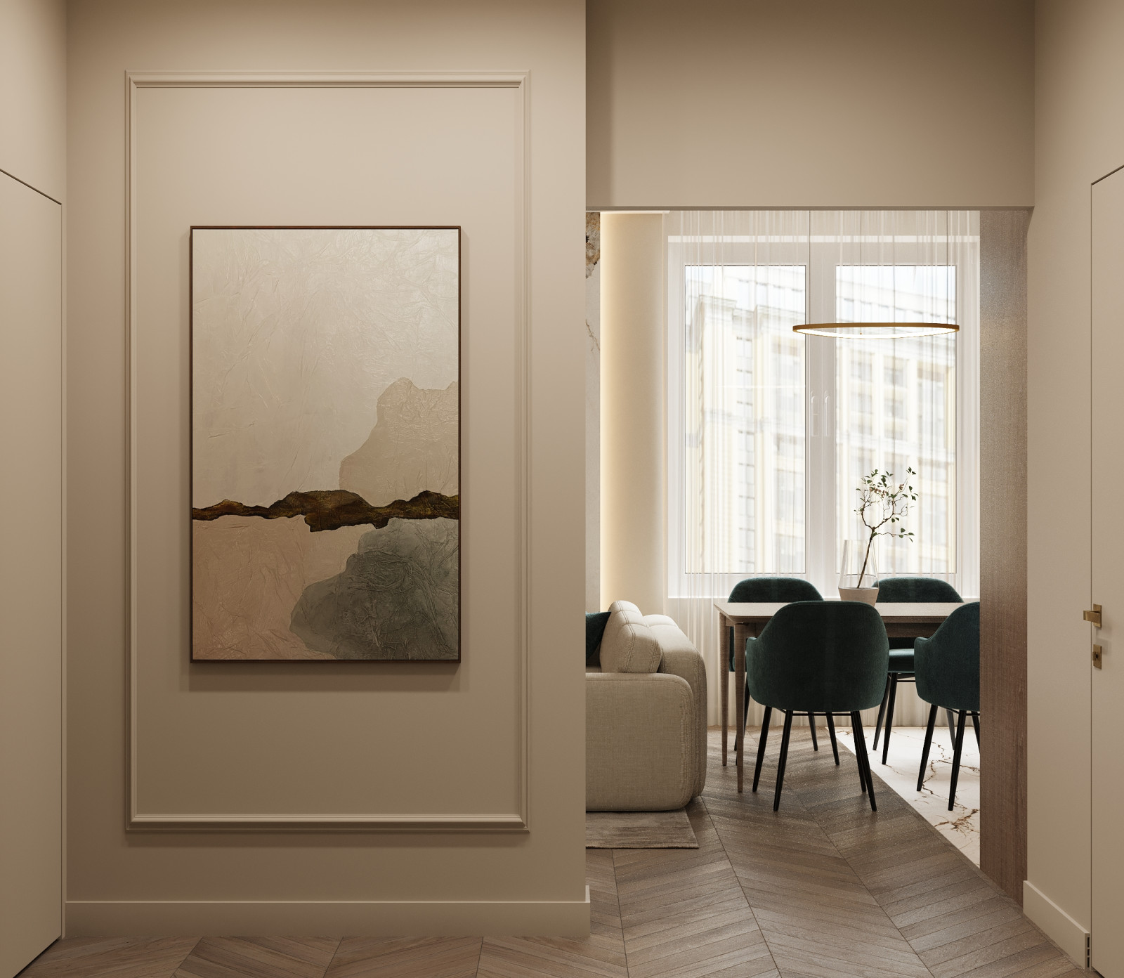 Обложка проекта: Дизайн 2-комнатной квартиры в ЖК Цивилизация на Неве