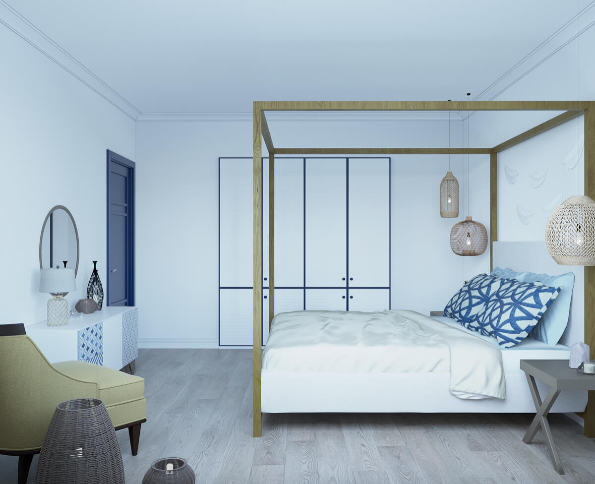 Встроенный шкаф в спальне