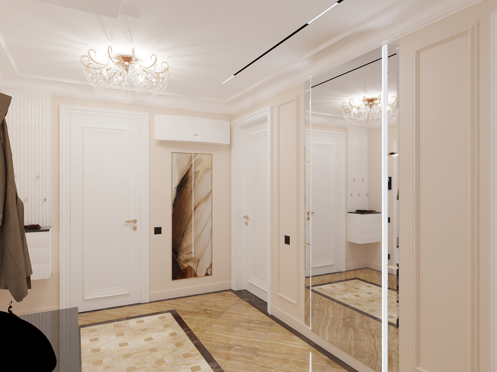 Проект двухуровневого пентхауса в ЖК "Парковый"